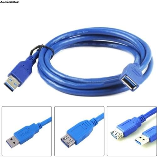 Usb 3.0 A Male To A Female Extension Computer Cable Socket Charging Line Cord 150cm For Computer Adapter Connector Accessories