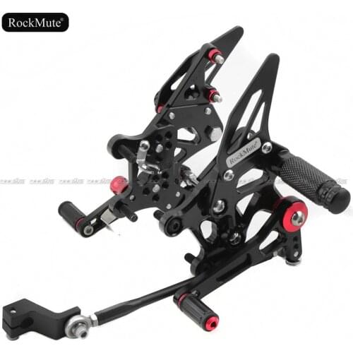 Motorcycle Rearsets For Aprilia RSV4 (R/FACTORY) 2009 2010 2011 2012 CNC Adjustable Footrest Shift Brake Foot Pegs Rear Set