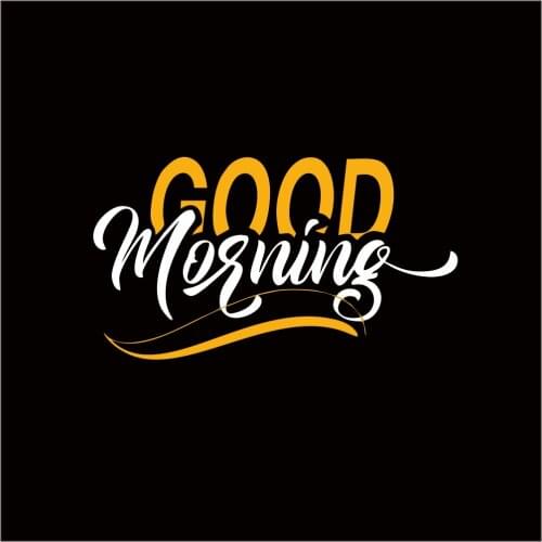 Good morning car sticker cross country diesel car motorcycle auto parts personalized decoration refrigerator car fun Decal PVC