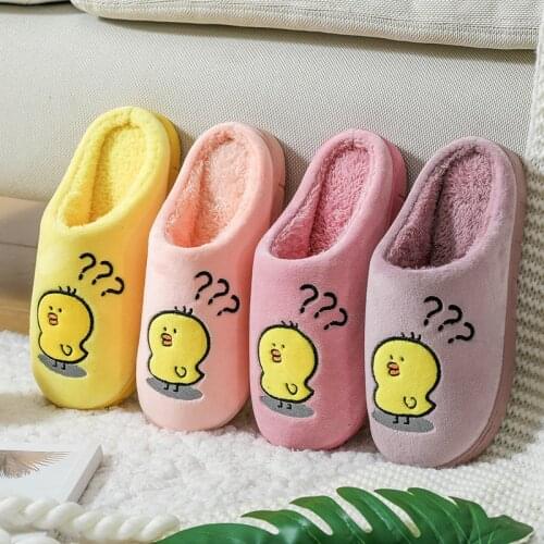 2020 New Cotton Slippers Womens Winter Home Antiskid Thick Bottom Warm Indoor Couple Cotton Slippers
