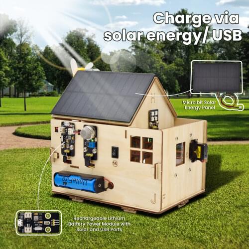 New!Keyestudio Microbit Starter Smart Home Kit for BBC Micro:Bit Starter Kit DIY STEM Python & Makecode ( Excluding Microbit )