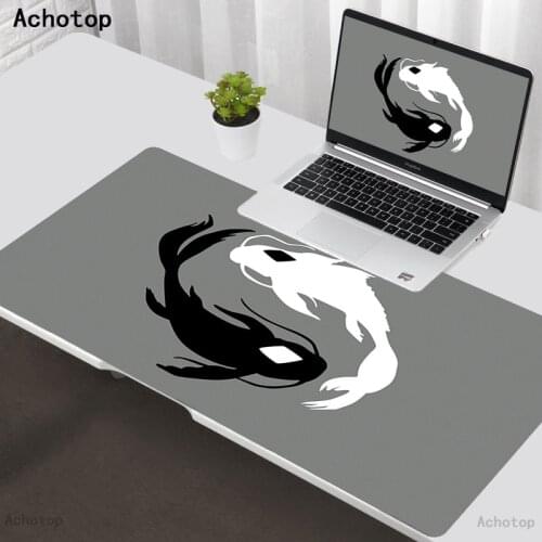 Personalized Fabric Mouse Pad Art Table Mats Office Carpet Desk Pad Mouse Mat Black Big Mousepad Rubber Mat for Computer Pad