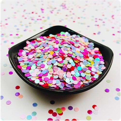 20g 4mm Diy Pvc Sequin Flat Round Nail Sequins Thin Flakes Sequins Paillettes For Nails Art Manicure,wedding Decor Confetti