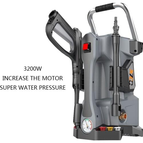 Powerful High-Pressure Car Washing Machine Artifact Household Small Automatic Start-Stop Cleaning Portable Water Pump