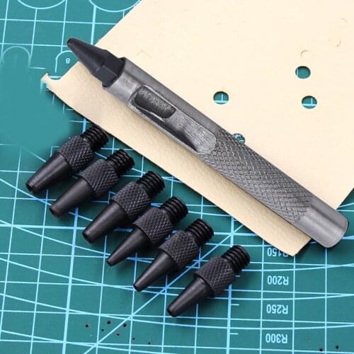 Manual Belt Hole Punching Hand Tool Leather punch Metal Steel
