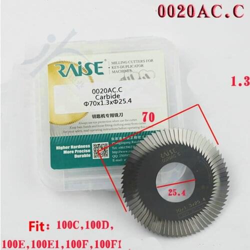 Carbide Face Milling Cutter 0020A C.C. For Wenxing Key Cutting Machines 100D.100E.100E1.100F.100F1 Hard Metal Side Milling Cutte