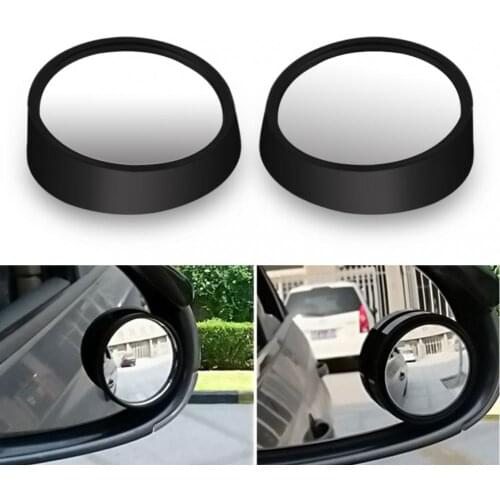 2pcs Universal Car Van Blind Spot Mirror Adjustable Driving Mirrors For Reversing Rear