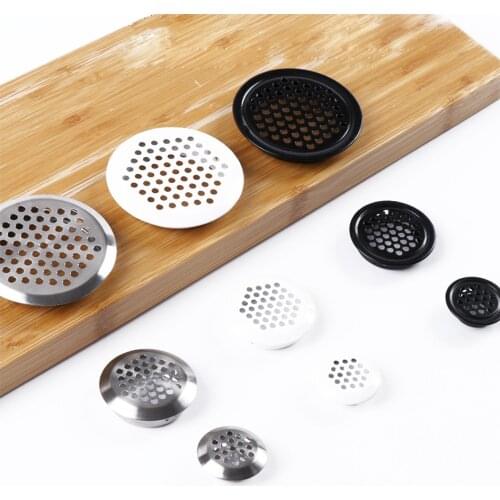 Stainless Steel Vent Hole Black Heat Dissipation Vent Mesh Cover Cabinet Wardrobe Furniture White Vent Hole Vent Mesh