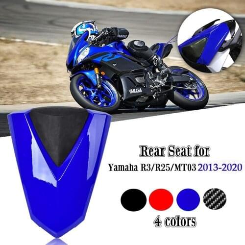 Seat Cowl For Yamaha MT03 YZF R3 R25 Rear Passenger Seat Cover MT 03 YZFR25 YZFR3 Parts 2013 2014 2015 2016 2017 2018 2019 2020