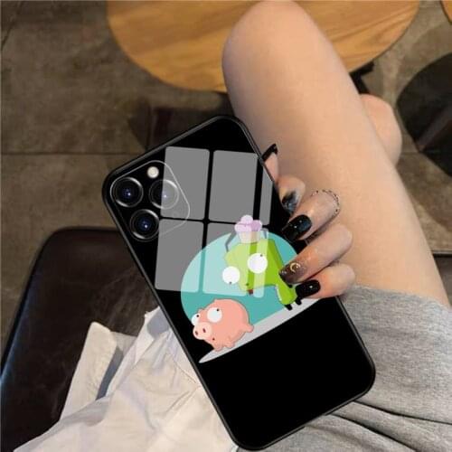 Gir Phone Case Glass Phone Case For iphone 12 11 Pro Max XS XR X 8 7 Plus SE2 Case