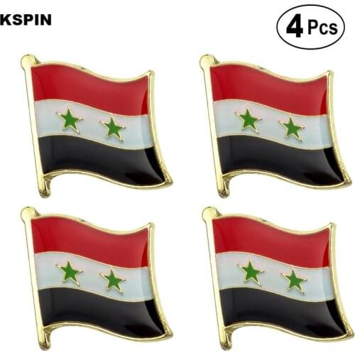 Syria Flag Pin Lapel Pin Badge Brooch Icons 4pcs