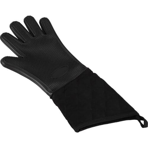 1Pc Food Grade Heat Resistant Silicone Kitchen Barbecue Oven Glove Cooking Bbq Grill Glove Oven Mitt Baking Glove Promotion