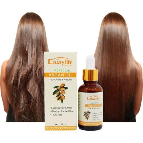 30ML Professional Hair Moroccan Hair Care Essential Oil for Frizzy Dry Repair Hair Smooth Hair Care Hair Scalp Treatments