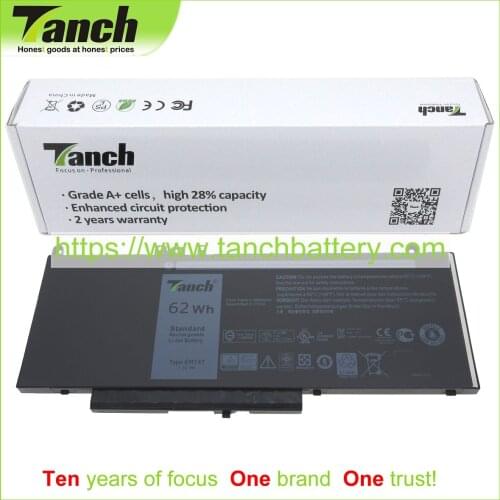 Tanch Laptop Battery for DELL 1KY05 8V5GX 6MT4T G5m10 07V69Y TXF9M 4F5YV 451-BBUQ YM3TC R0TMP P48G0017.6V 6cell
