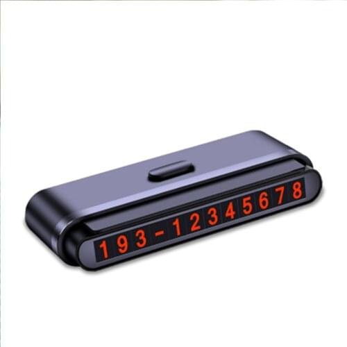 Car Stickers Temporary Parking Card Telephone Number Holder Auto Park Mobile Phone Number Plate Car Numbers Stickers