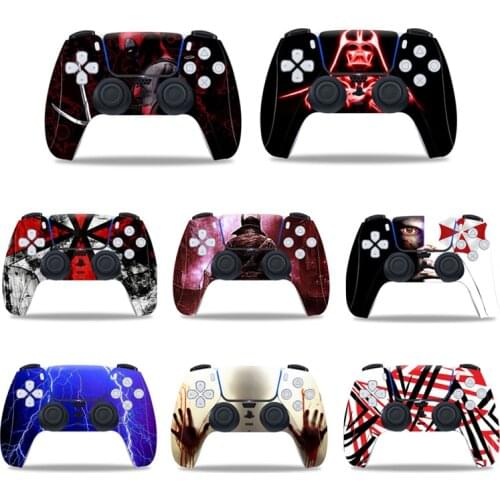Skins For SONY Playstation5 PS5 Controller Gameing Cover Sticker Protective Anti-slip skin For PS 5 Console Gamepad Accessories