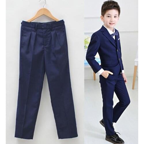 Kids Pants 2021 Boy Trousers Big Boys Pants Trousers Kids Suit Boy School Student Performances Wedding Party Children Clothes