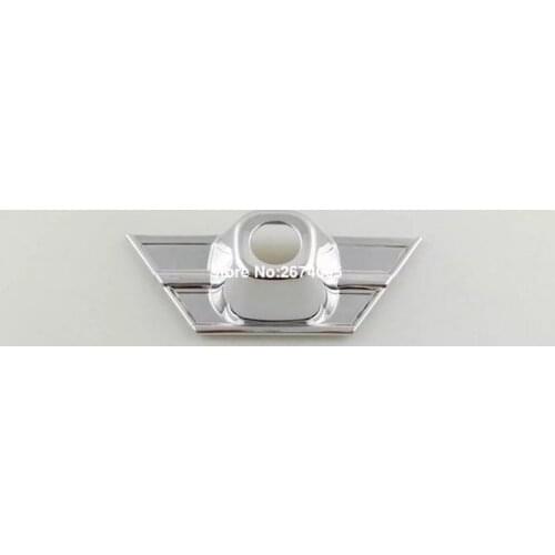 For Toyota RAV4 RAV 4 2016 2017 ABS Chrome Front Camera Cover Head Grille Frame Trim ABS Chrome Stickers Car-Styling Accessories