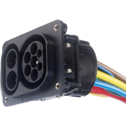 DC And AC Electric Car Type 2 200 CCS Combo 2 EV DC Fast Charging Socket Inlet