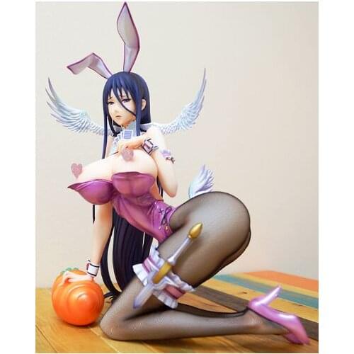 Anime BINDing Native Sexy Girl Figures Pure white Magical girl RAITA Misa Suzuhara Bunny PVC Action Figure Toy Collection Doll