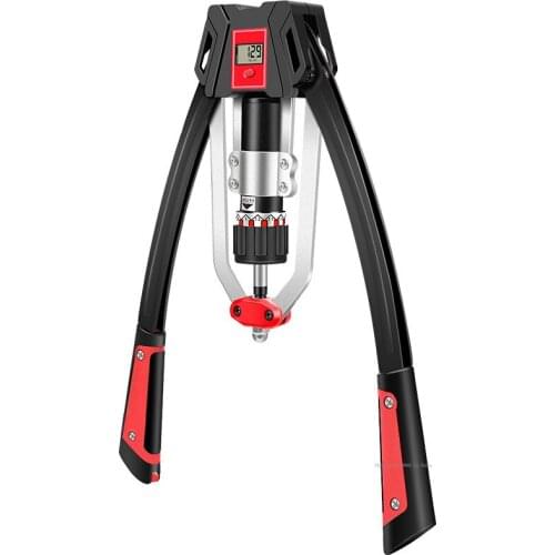 Hydraulic Cylinder 10-200KG Adjustable Power Twist Arm Exercise Chest Expander, Strength Trainer Pull Exerciser with LED Monitor