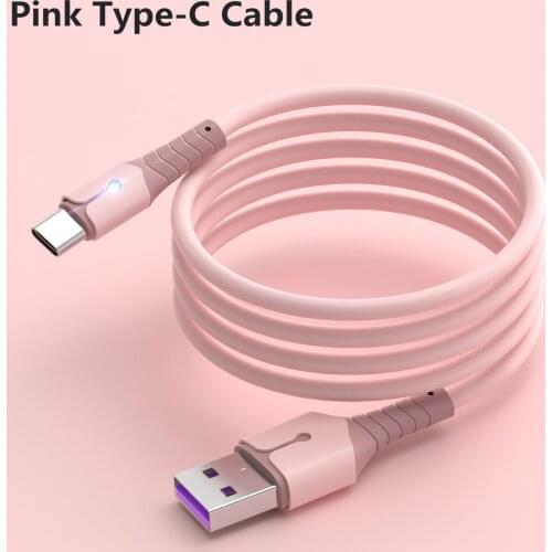 USB Type C Cable Quick Charge USB-C Fast Charging Micro Cable for iPhone Ipad Charging Cable Mobile Phone Data Cable With Light