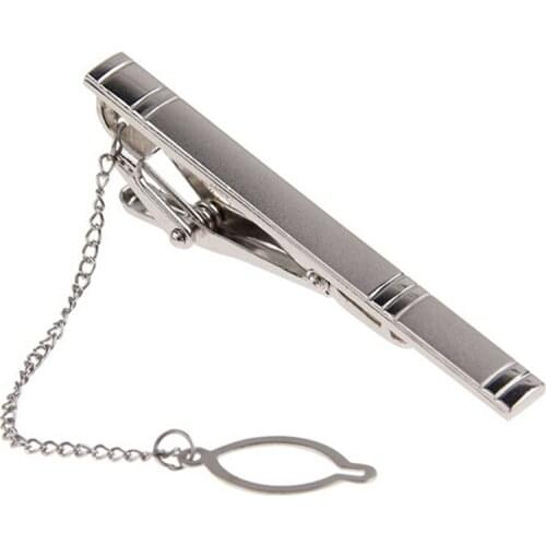 Hot Sale Tie Clip Fashion Style Necktie Men Metal Simple Bar Clasp Practical Bowtie Clasp Tie Pin for Mens Gift Accessories