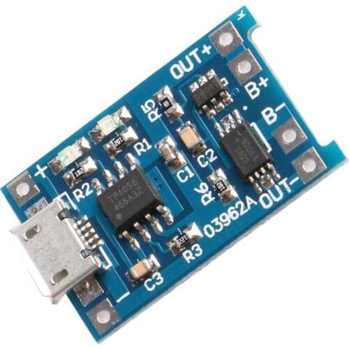 Micro 5V 1A USB 18650 Lithium Battery Charging Board Module+Protection New