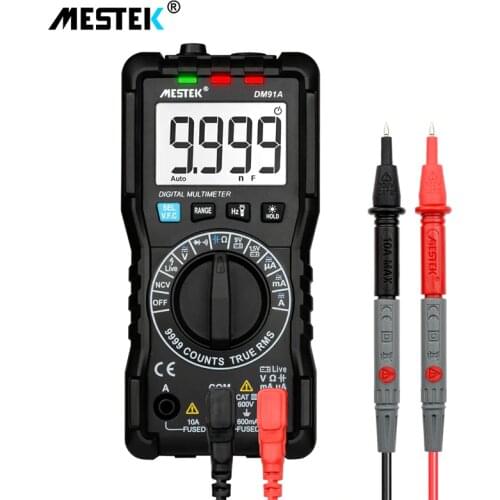 MESTEK Intelligent multimeter DM91A/DM91S multimeter 9999 counts smart auto range tester multimetre multi meter multitester