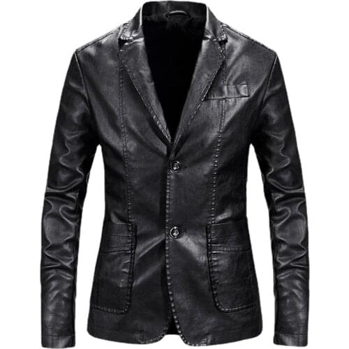 New Spring Classical Motorcycle oblique zipper Jackets Men Leather Jacket Natural Calf Skin Thick Slim Cowhide Moto Jacket S-5XL