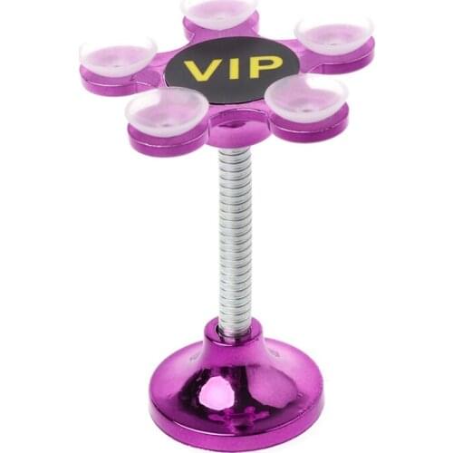 2021 New 360 Degree Rotatable Metal Flower Suction Cup Mobile Phone Holder Car Bracket for ipad Smartphones