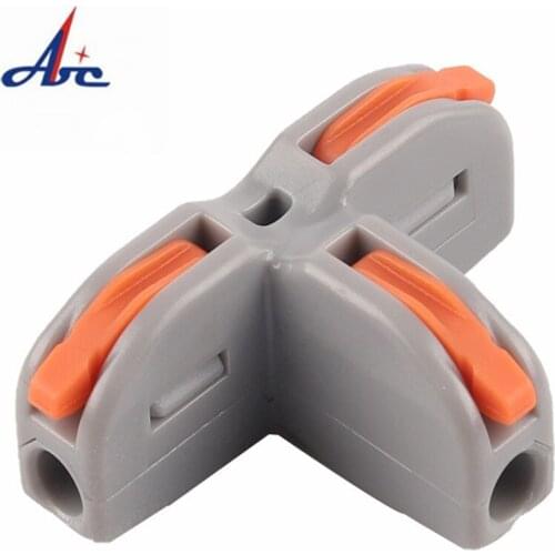 New Universal T-Type Push-in Wire Connector Quick Distribution Terminal Block Home splitter Connectors