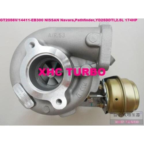 NEW GT2056V 751243-5002S 14411-EB300 Turbocharger Turbo for NISSAN Navara Pathfinder 2.5DI QW25/YD25DDTI,2.5L 174HP 2005