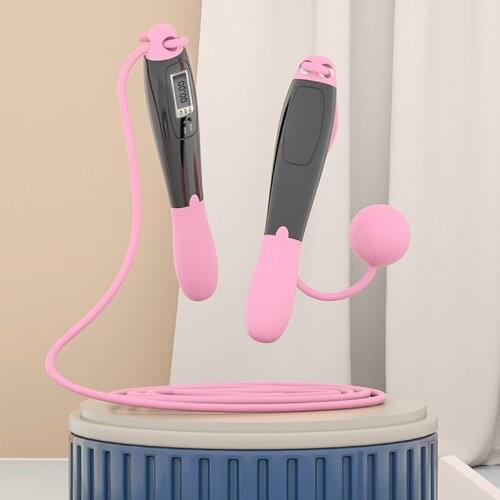 PVC Jump Ropes Smart LED Electronic Digital Skip Rope Calorie Consumption Fitness Body Building Exercise Jumping Rope