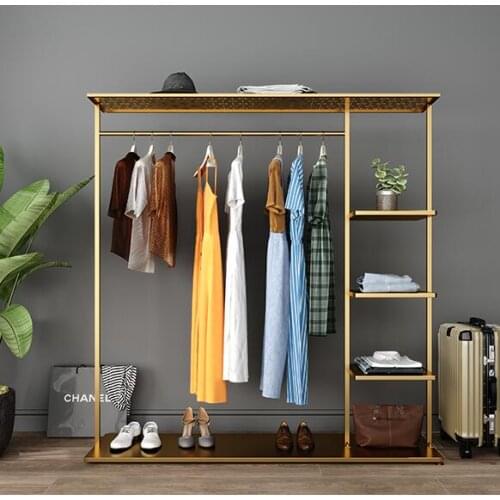 Tieyi clothing store display rack multi-functional bag coat rack womens underwear hanger floor type bedroom hanger