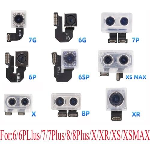 Back Camera For iphone 6 6s 7 8 plus x XR XS XS Max 11 Rear Lens Flex cable Replacement sFor iphone 6 6S 11 Pro Max Back Camera