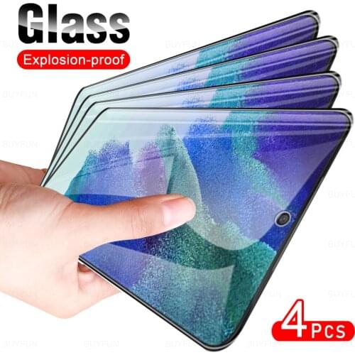 4Pcs Full Cover Protective Glass For Samsung Galaxy S21 FE Phone Glas Screen Protector Film For Sumsung Samsong S 21 S21FE 6.41"