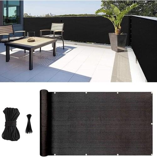 Balcony Shade Net Balcony Privacy Screen Cover UV Protection Weather-Resistant Windscreen For Balcony Outdoor Backyard salon
