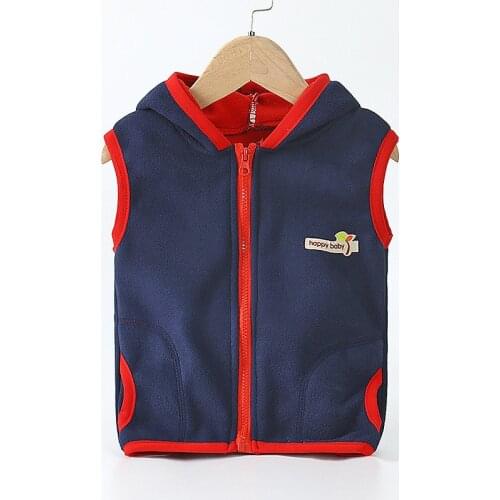 Vest for Boy Girls Hooded Coats Teenages Outwear Kids Baby Vest Outerwear Coats Children Waistcoats Boys Jackets Size 10 Hooded