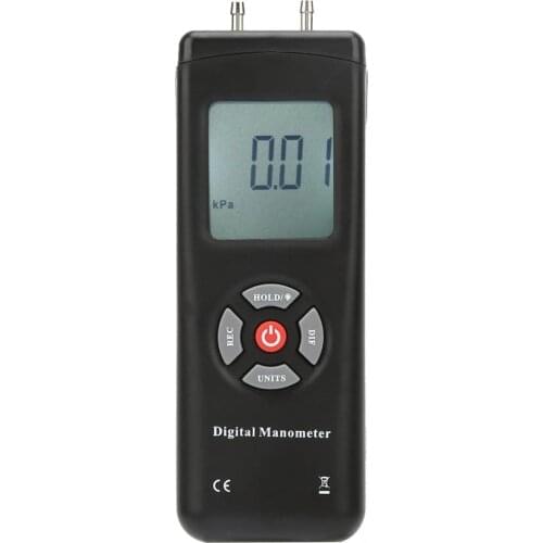 0~40 Degree TL100 Digital Differential Pressure Gauge Handheld Differential Pressure Gauge