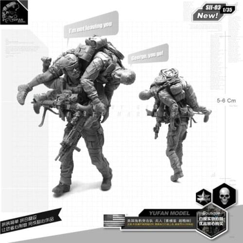 1/35 Resin Model Kits soldier DIY toy self-assembled U.s. Seal SII-03