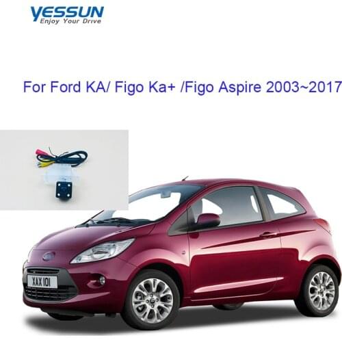 1280*720 Rear camera For Ford KA Figo Ka+ Figo Aspire Sedan hatch 2003~2017 2TH 3TH Parking Aid Assistance/license plate cam