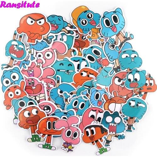 37pcs / Set Cartoon Anime Anime Cartoon Sticker DIY Luggage Laptop Computer Skateboard Car Motorcycle stickerR713