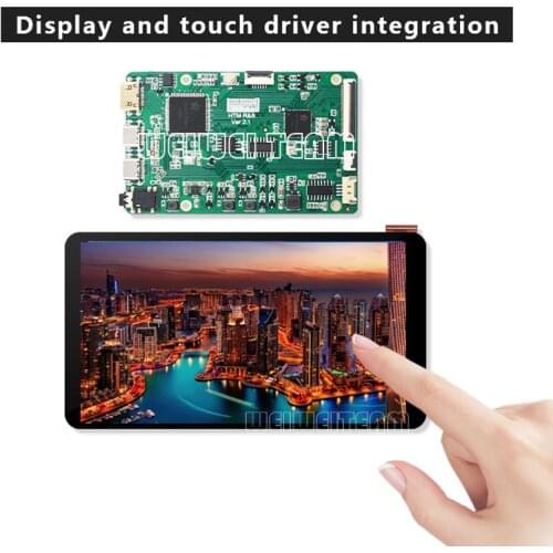 5.5 Inch FHD 1920*1080 Landscape Lcd Display With I2C Touch Screen MIPI Driver Board For Raspberry Pi 3 4 Android TV Box PS4