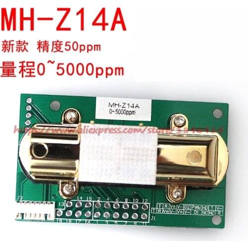 FREE SHIPPING MH-Z14 MH-Z14A Infrared carbon dioxide sensor module Analog output environment monitoring 0-5000ppm