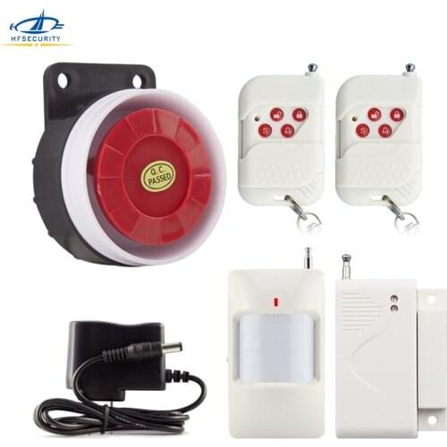HFSECURITY Wireless Infrared Alarm Home Store Security Anti Theft Alarm Security Alarm Aystem