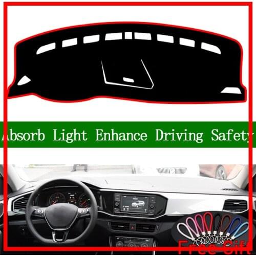 For Volkswagen TAYRON 2019 Dashboard Cover Sun Shade Non-slip Dash Mat Pad Carpet Car Stickers Interior Accessories