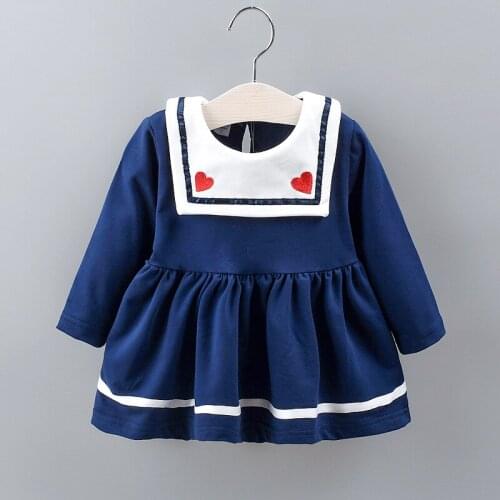 Long Sleeve Baby Girls Dress for Girl Solid Cotton Birthday 2T Newborn Toddler Dresses Kids Casual Clothes Vestido Infantil 24M