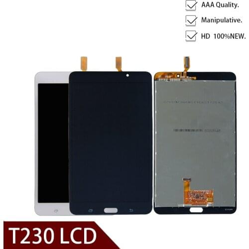 For Samsung Galaxy Tab 4 7.0 SM-T230 T230 Full LCD Display Panel Touch Screen Digitizer Glass Assembly Replacement