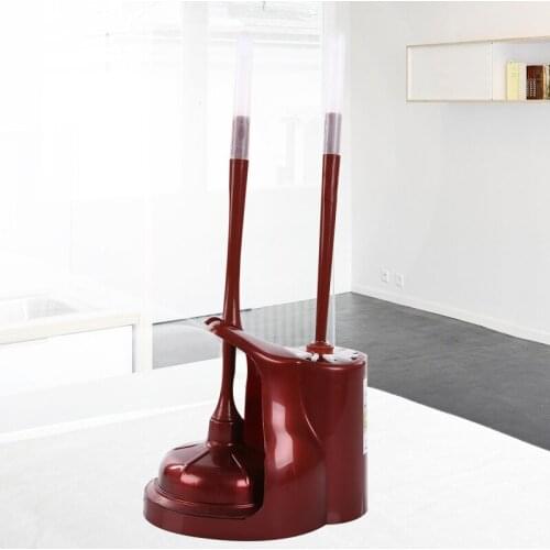 Eco Friendly Toilet Brush and Plunger Set Nordic Bathroom Toilet Cleaning Brush Holder Brosse Toilette Bathroom Fixture DA60MTS